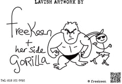 Freekeen and Her Side Gorilla