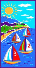 Sail Boat Towel